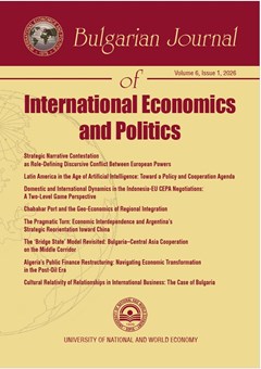 Bulgarian Journal of International Economics and Politics